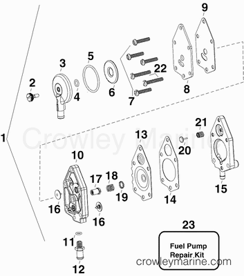 2006 Evinrude Outboards 75 [E75DPLSDA] - Parts Lookup ... 9 9 evinrude fuel pump diagram 