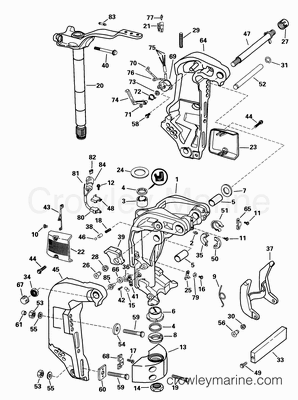 1999 Evinrude Outboards 115 [E115FPLEEN] - Parts Lookup - Crowley Marine