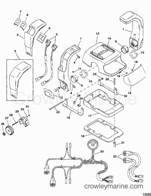 Various Years Rigging Parts Remote Controls and Components ... yamaha 704 control wiring diagram 