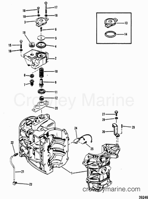 1980 Mercury Outboard 40 [EH] [ 1040530] - Parts Lookup ... omc inboard outboard wiring diagrams 