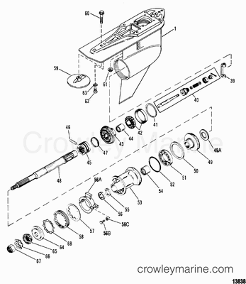 1990 Mercruiser ALPHA [1.65:1] [5000165CE] - Parts Lookup - Crowley Marine