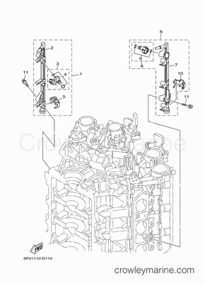2005 Yamaha Outboard 250hp [F250TXR] - Parts Lookup - Crowley Marine