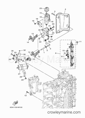 2014 Yamaha Outboard 200hp [F200LB] - Parts Lookup - Crowley Marine