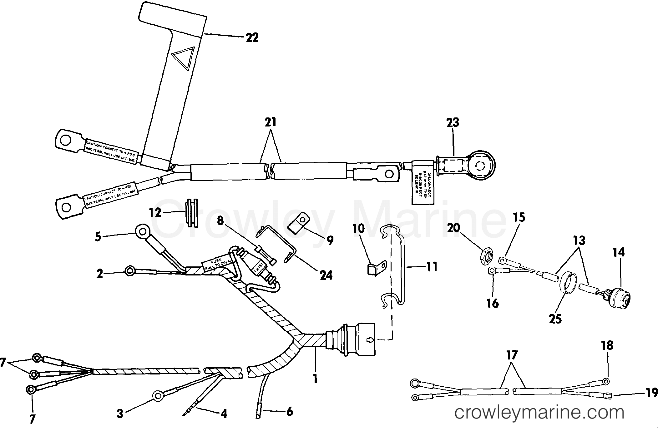 1985 Johnson Outboards 30 - J30ECOA INSTRUMENT & CABLE section
