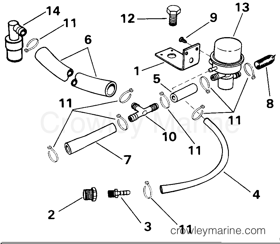 1993 Stern Drive 5 - 502BPRJVB - DECELERATION VALVE