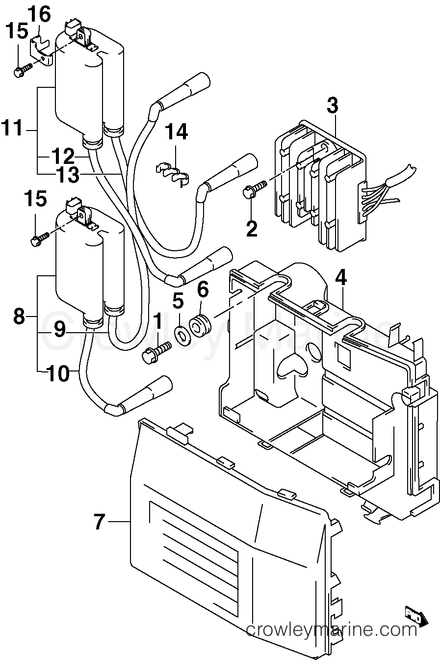 2003 Outboard 70 - BJ70PL4STC - IGNITION COIL