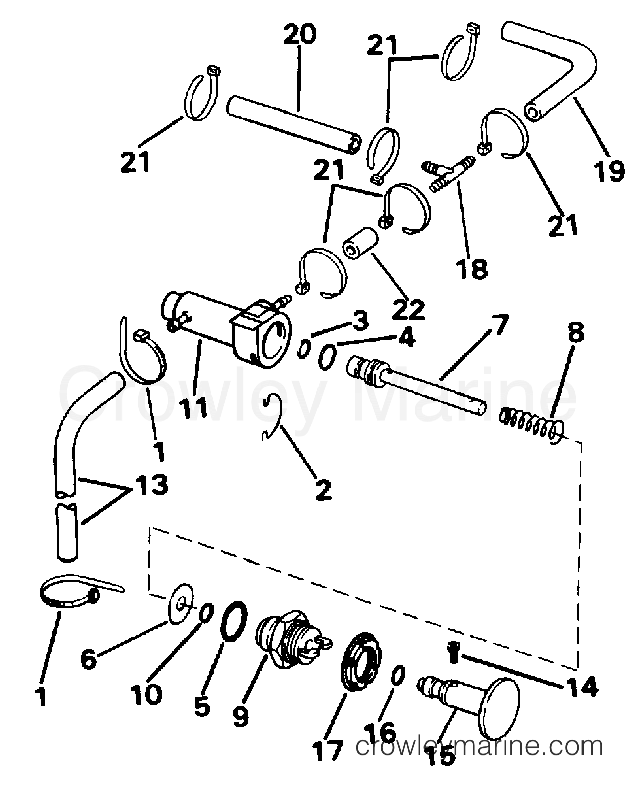 1994 Outboard 25 - J25TEERC - PRIMER SYSTEM