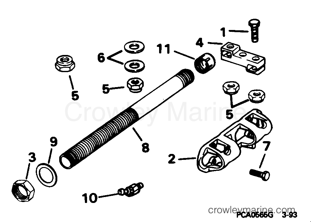 1996 Rigging Accessories - Steering - DUAL CABLE STEERING CONNECTOR KIT - PARALLEL ENTRY - FASTRAK