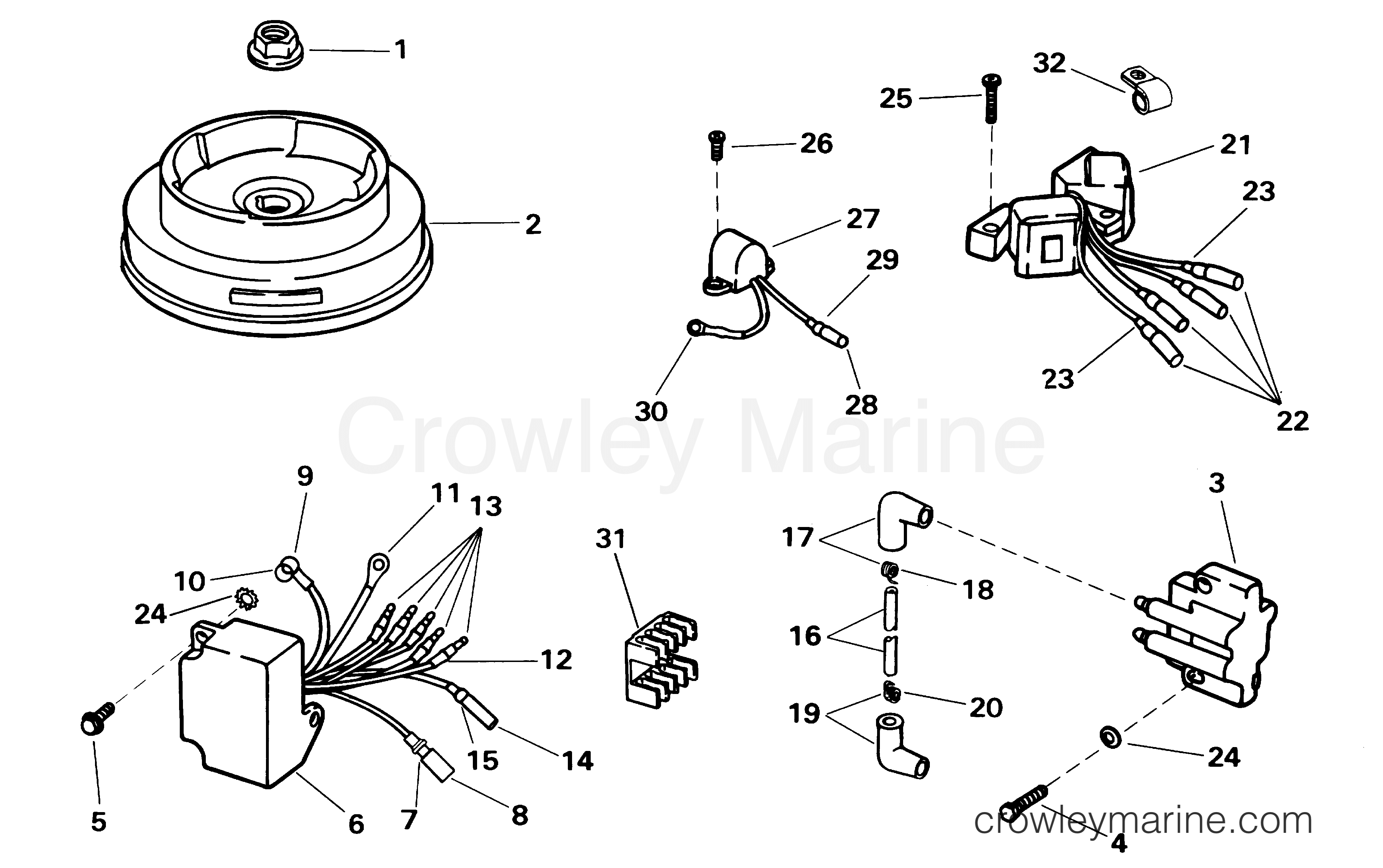 2001 Outboard 8 - E8R4SIE - IGNITION