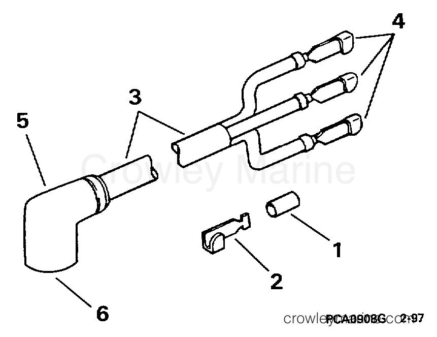 1997 Rigging Accessories - Electrical System - AC LIGHTING CONNECTOR KIT
