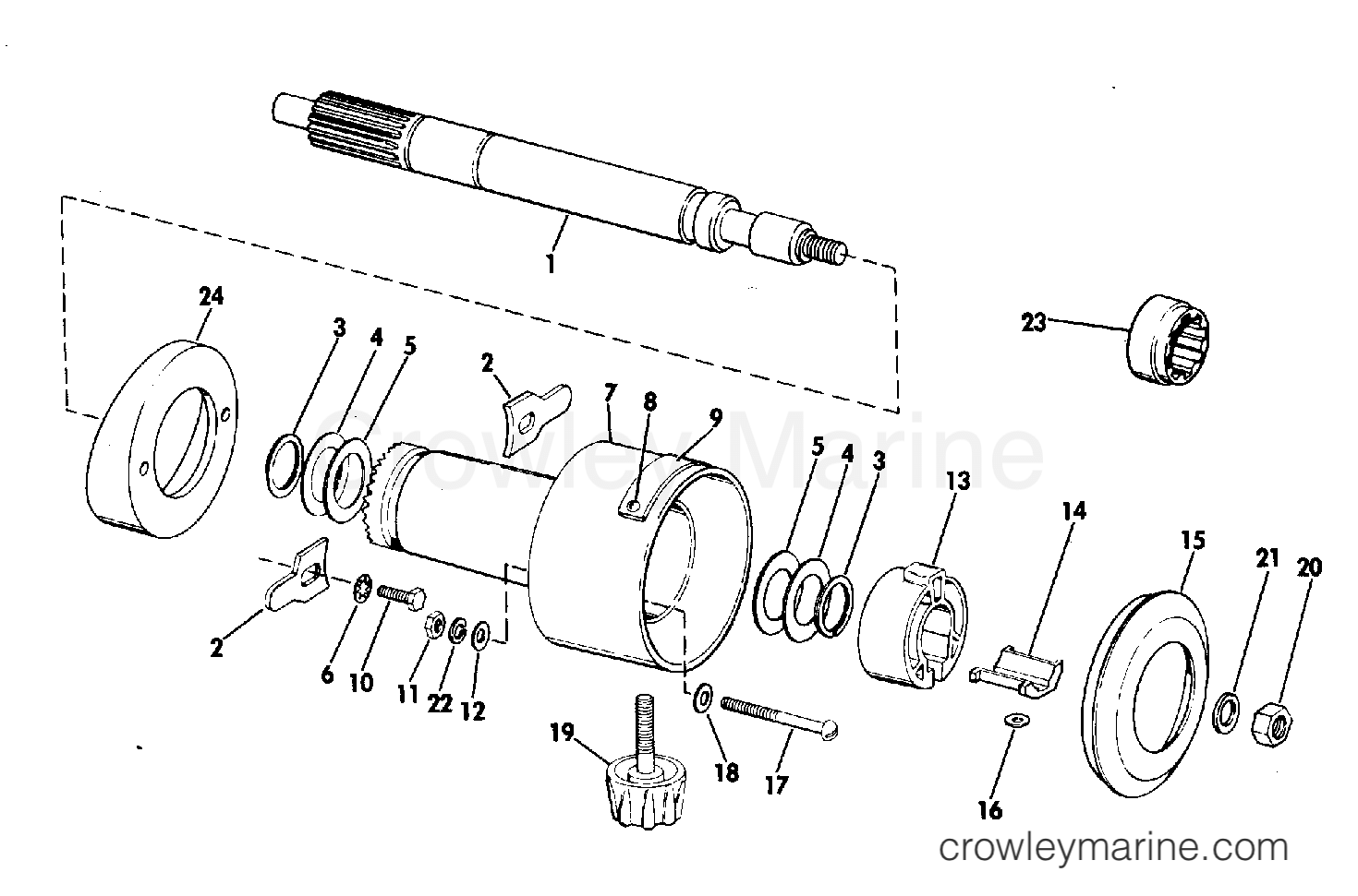 1976 Rigging Accessories - Steering - ROTARY HELM