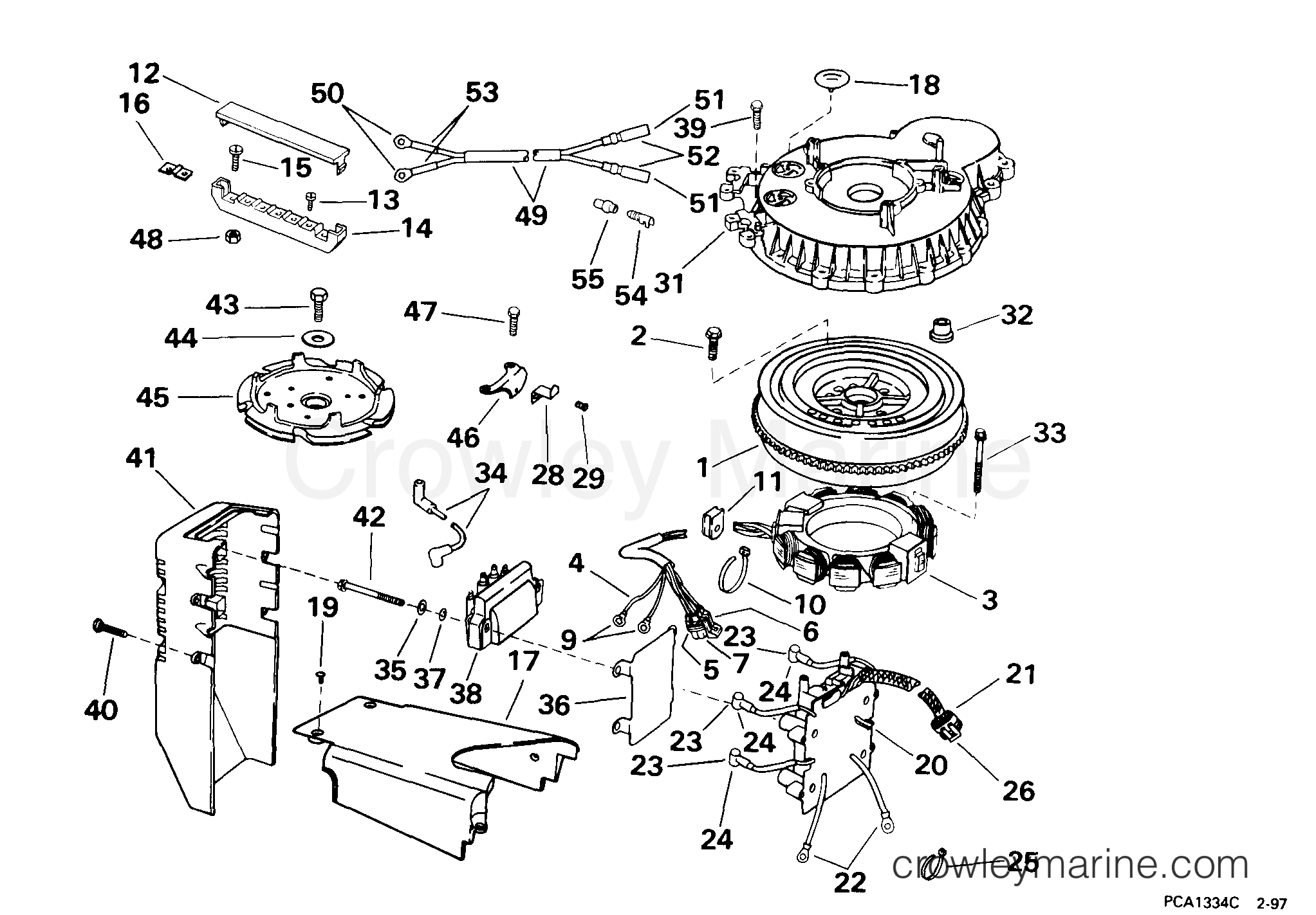 1999 Outboard 105 - J105WRYEES - IGNITION SYSTEM