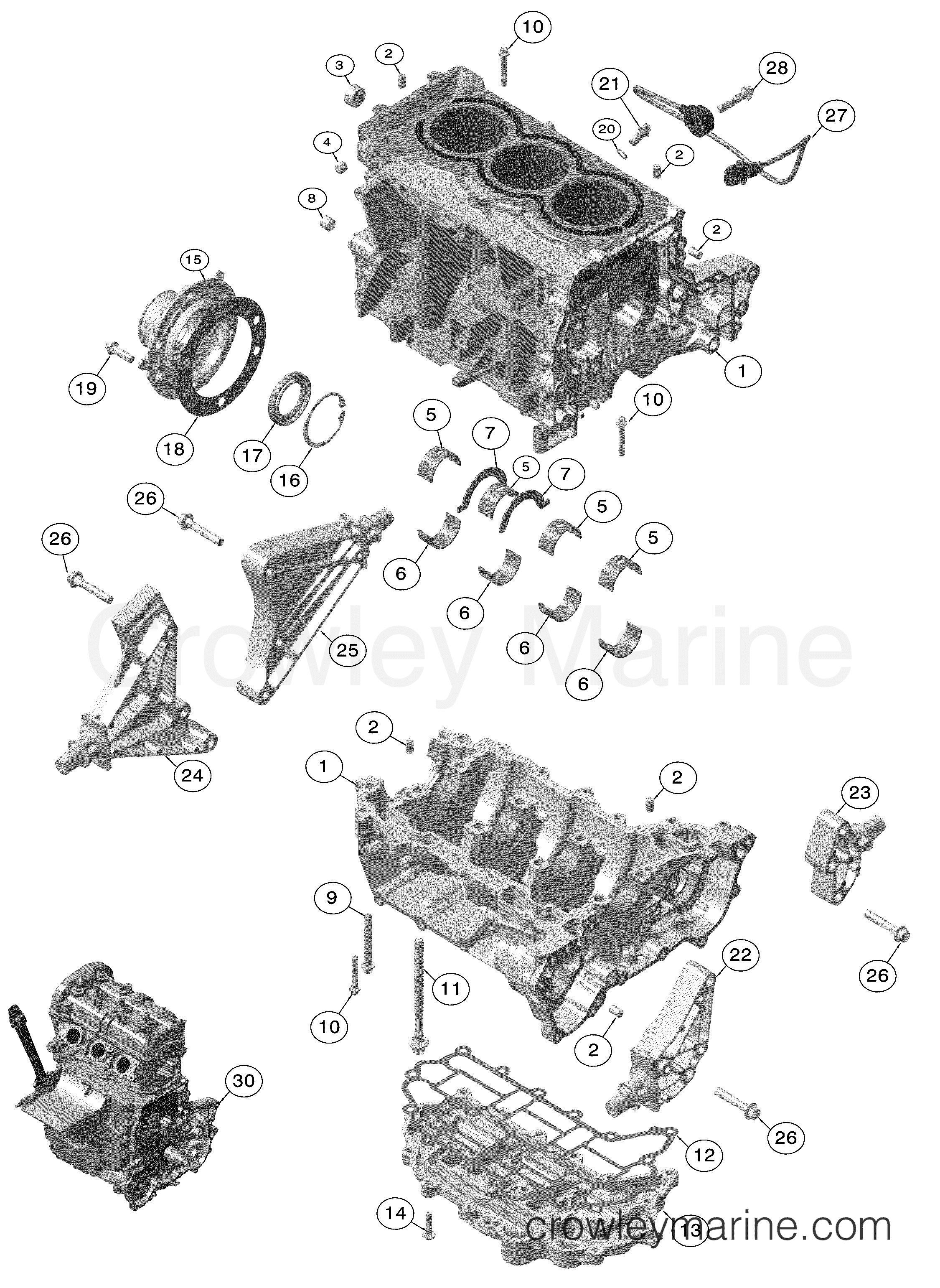 AB Powertrain 60 - 440032ABA - CRANKCASE