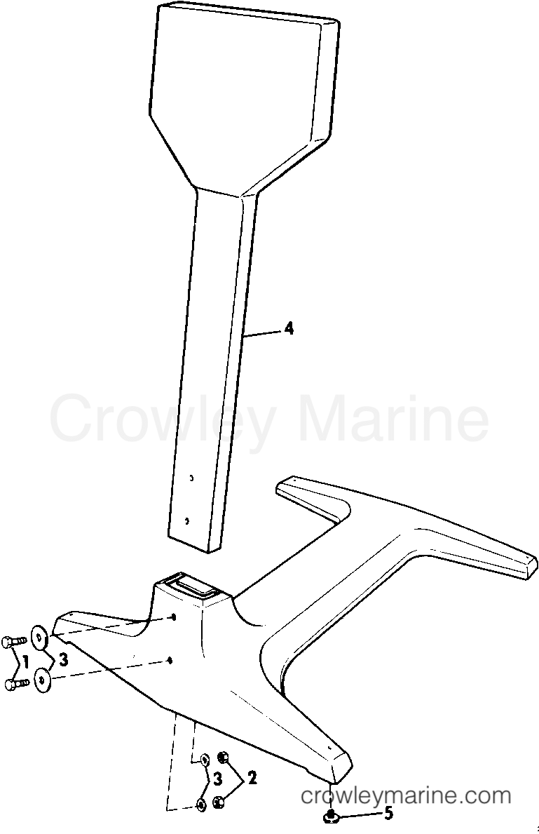 1985 Rigging Accessories - Miscellaneous - ENGINE DISPLAY STAND - 4 THRU 35