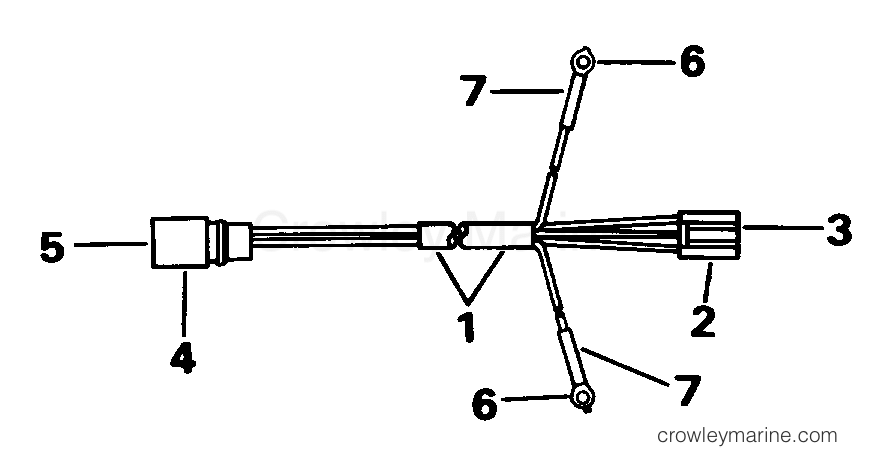 1995 Rigging Accessories - Electrical System - TRIM/TILT CABLE
