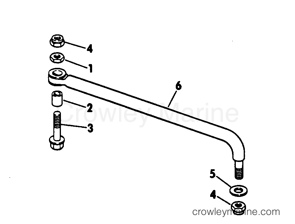 1982 Outboard 60 - J60ECNM - STEERING CONNECTOR KIT