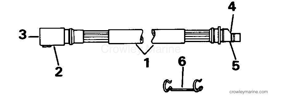 1995 Rigging Accessories - Electrical System - EXTENSION CABLE - TRIM/TILT