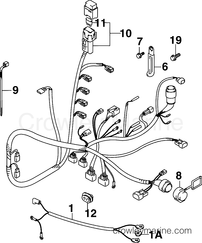 2006 Outboard 50 - BJ50PL4SDR - ELECTRICAL HARNESS