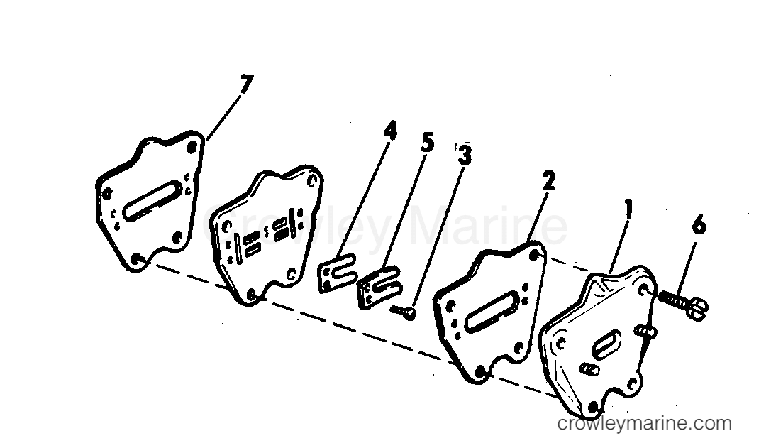 1978 Outboard 4 - 4RL78E - INTAKE MANIFOLD