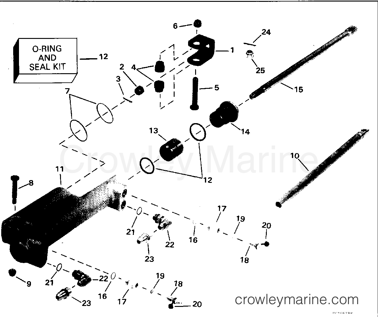 1994 Rigging Accessories - Steering - HYDRAULIC STEERING KIT