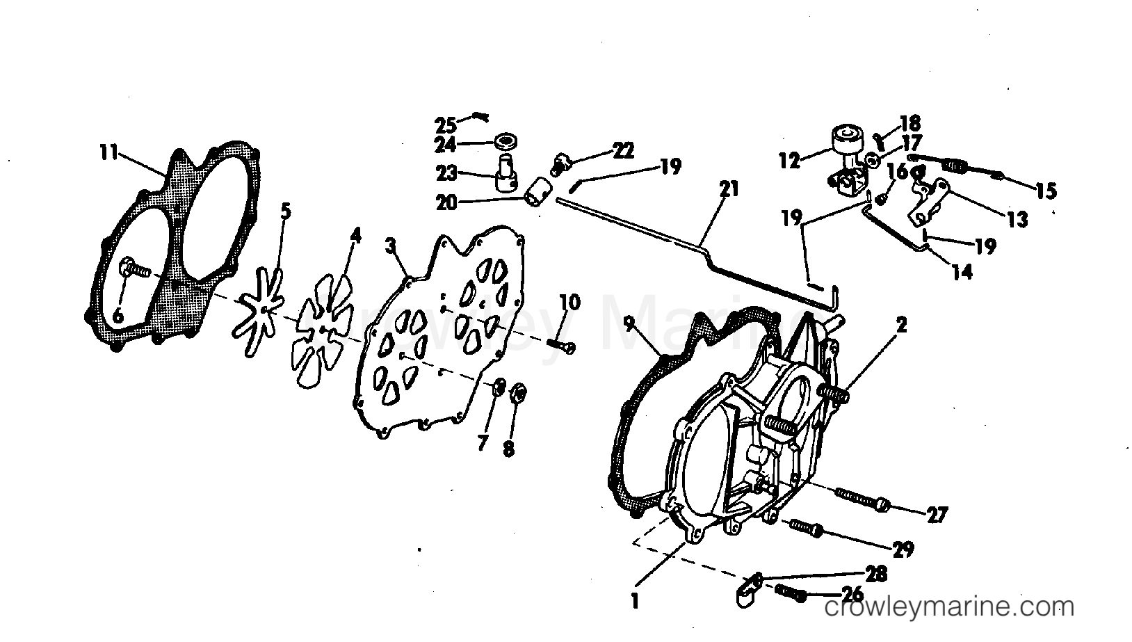 1971 Outboard 40 - 40E71B - INTAKE MANIFOLD