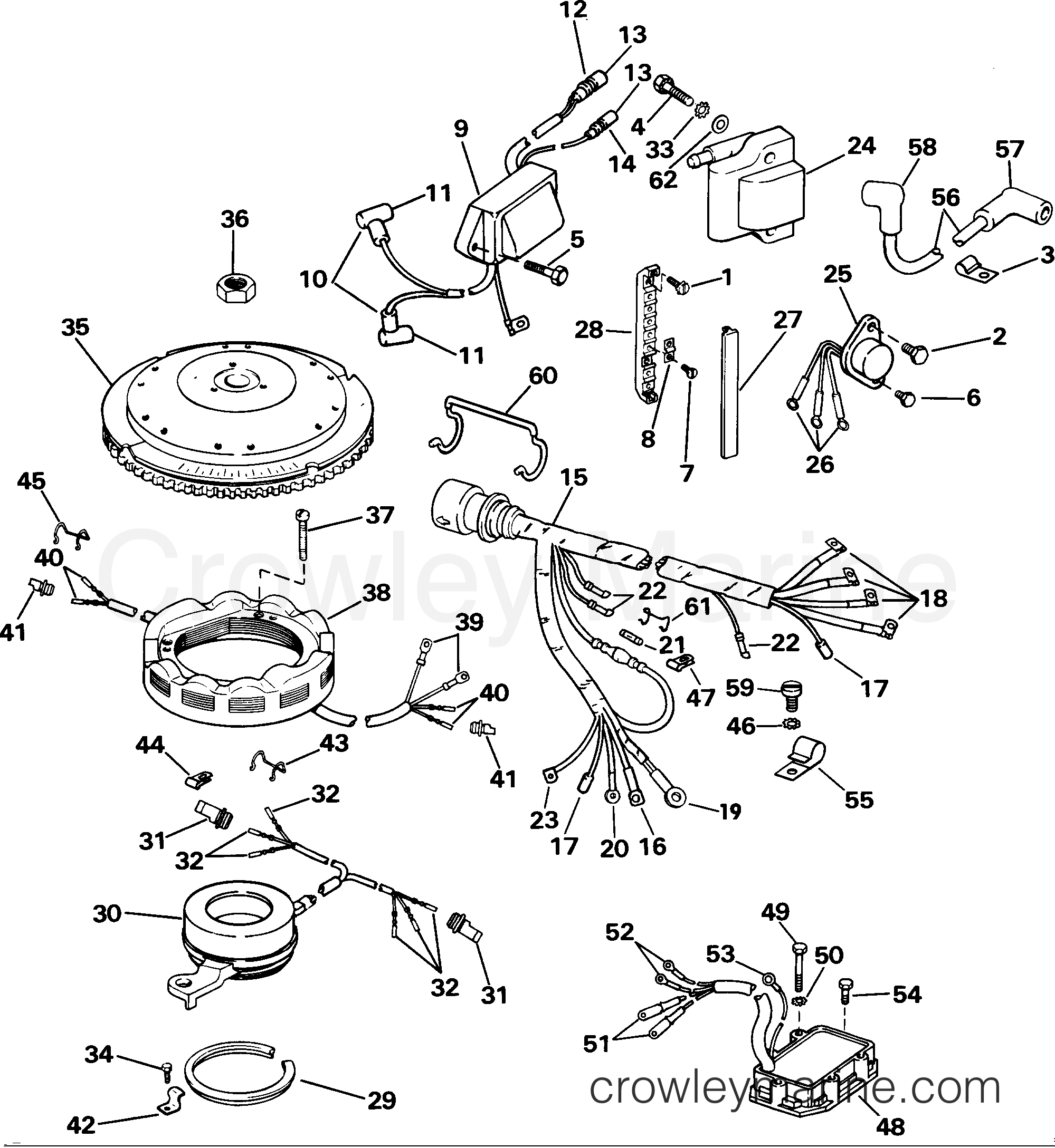 1985 Evinrude Outboards 100 - E100WMLCOC IGNITION SYSTEM section