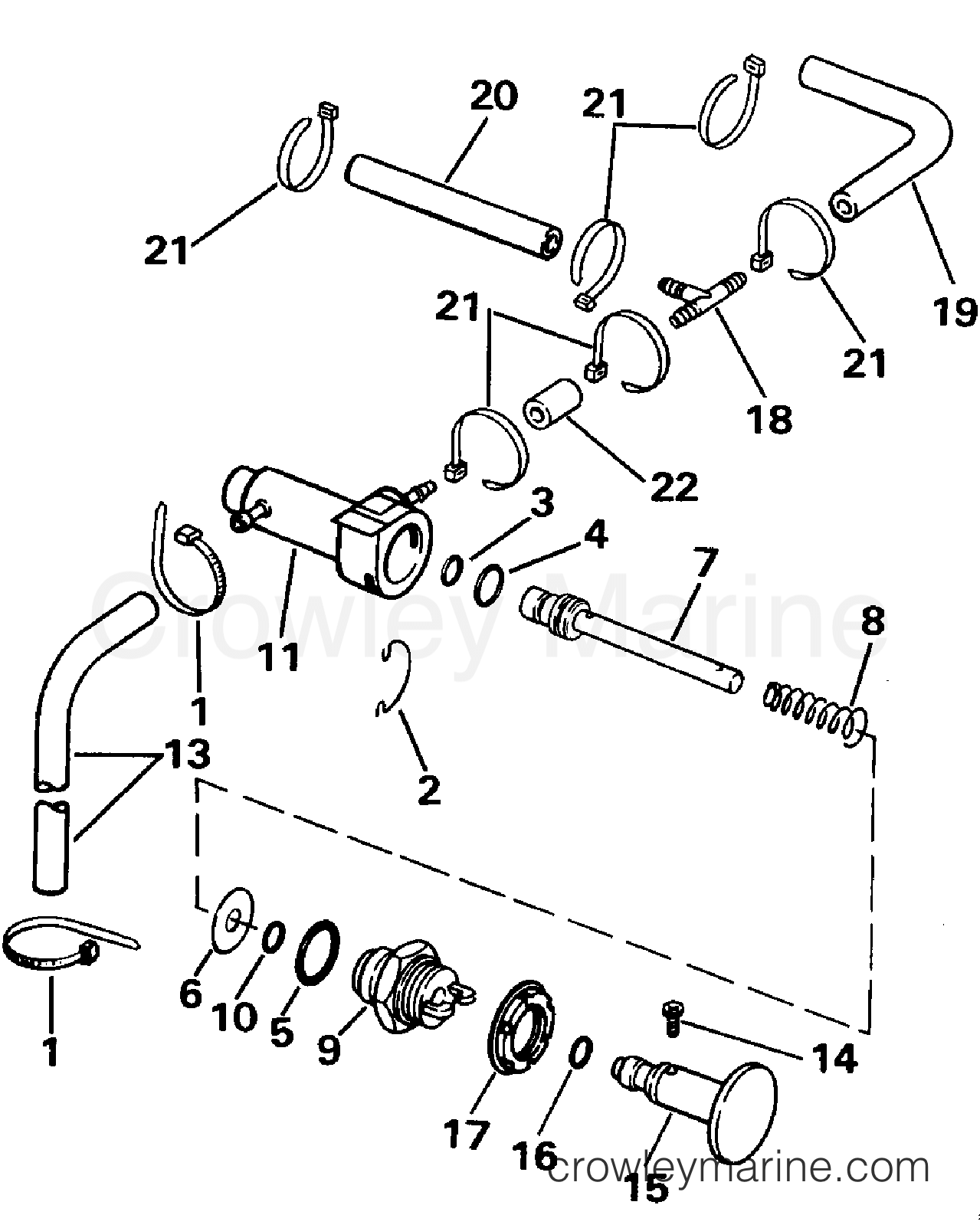 1991 Outboard 30 - E30TEEIC - PRIMER SYSTEM