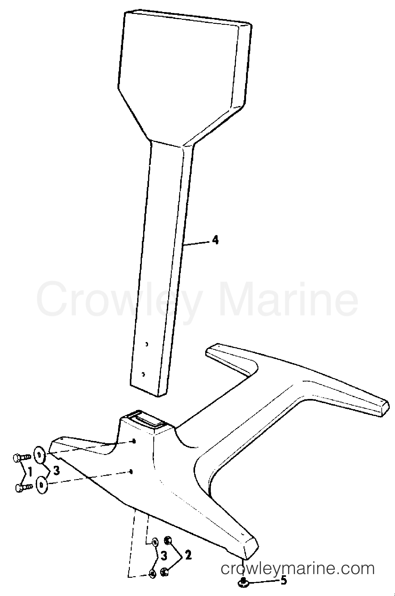 1986 Rigging Accessories - Miscellaneous - ENGINE DISPLAY STAND - 4 THRU 35