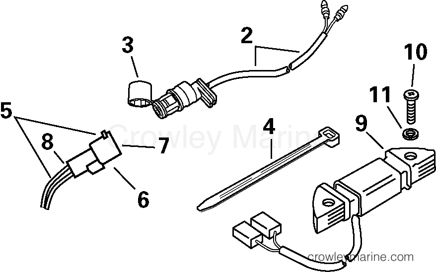 2001-2004 Rigging Accessories - 5HP 2 Stroke - AC LIGHTING - 5 (2-STROKE)