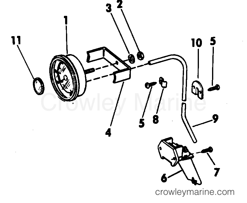 1981 Rigging Accessories - Instruments - SPEEDOMETER KIT - RING BEZEL