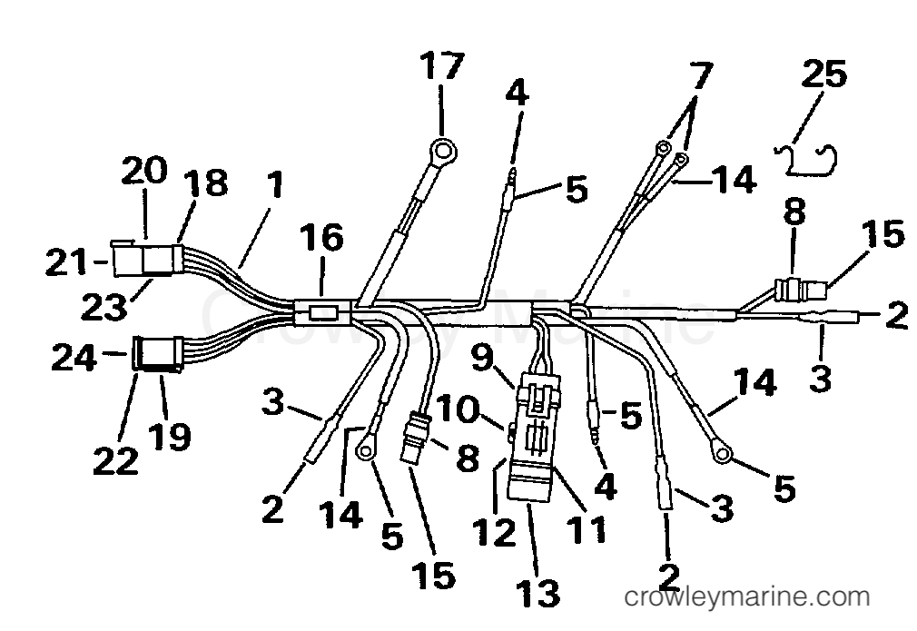 1998 Outboard 8 - J8FRECA - MOTOR CABLE