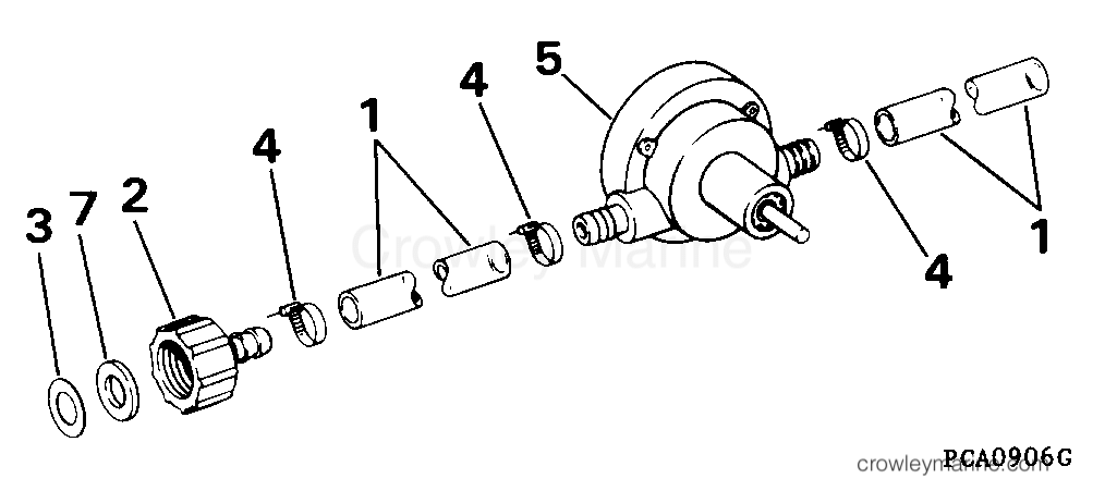 1994 Rigging OMC Stern Drive - All Models - OIL DRAIN PUMP KIT