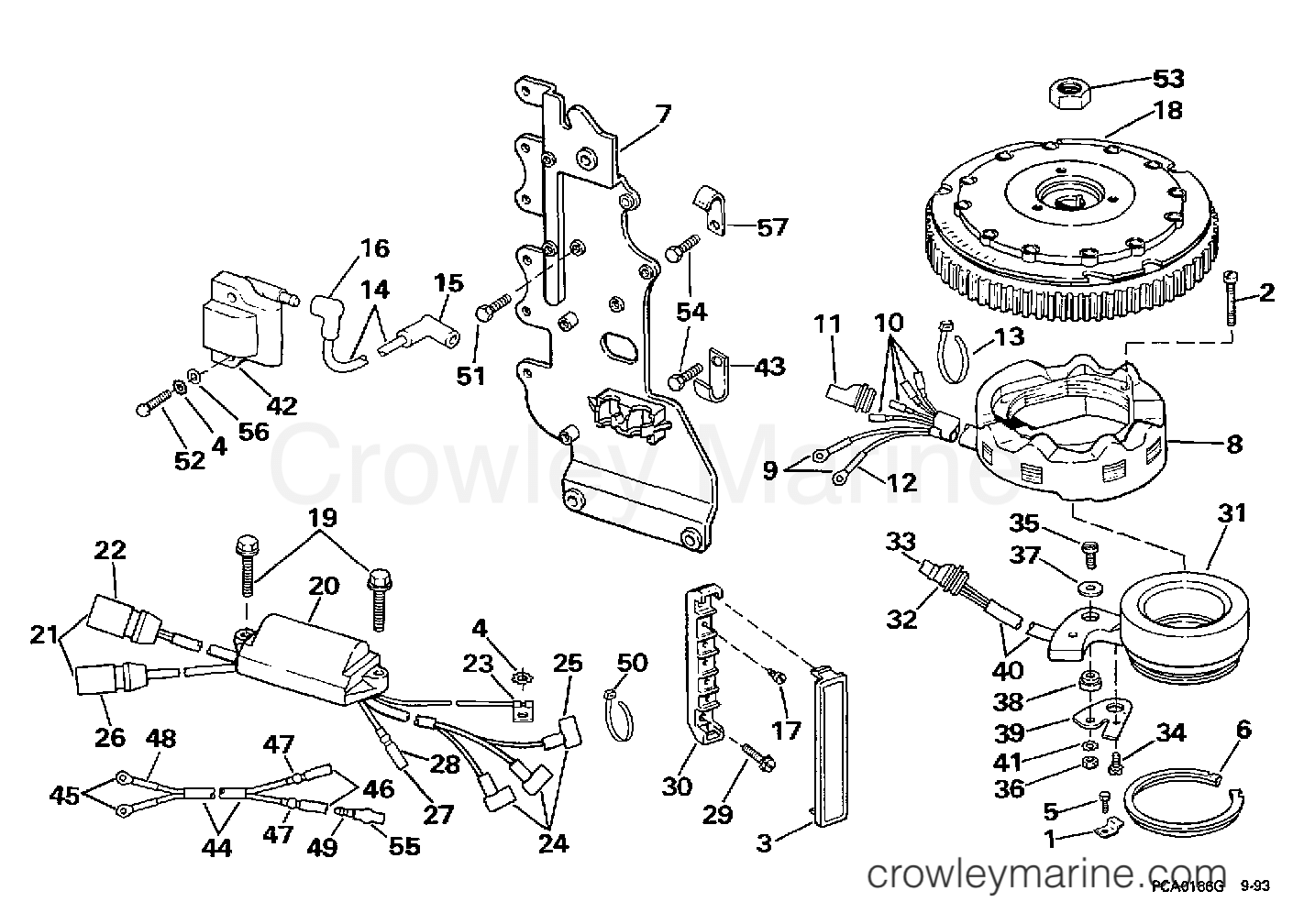 1997 Outboard 65 - J65RSLZ2 - IGNITION SYSTEM