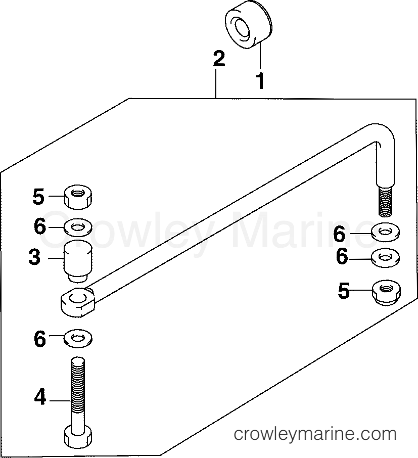 2005 Outboard 60 - J60PL4SOA - STEERING CONNECTOR KIT (2002-CURRENT)