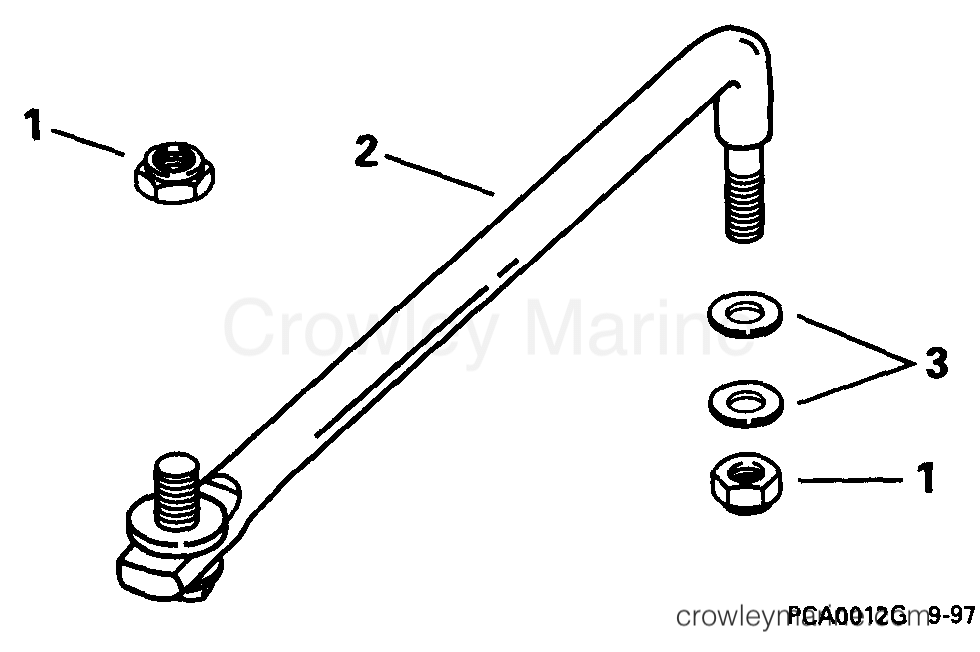 1999 Outboard 200 - E200WPXEES - STEERING LINK KIT