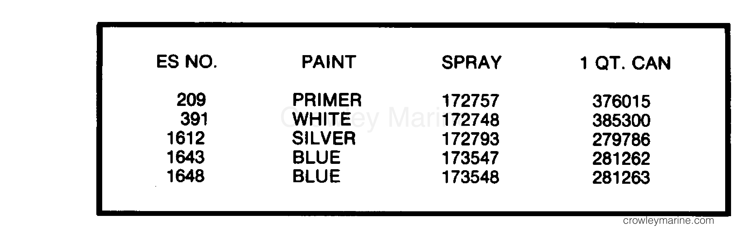 1979 Outboard 35 - 35902A - PAINT