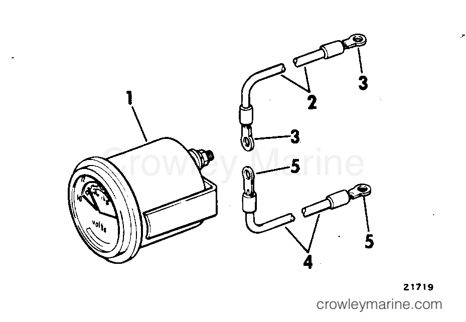 1976 Rigging Accessories - Instruments - BATTERY GENERATOR INDICATOR KIT