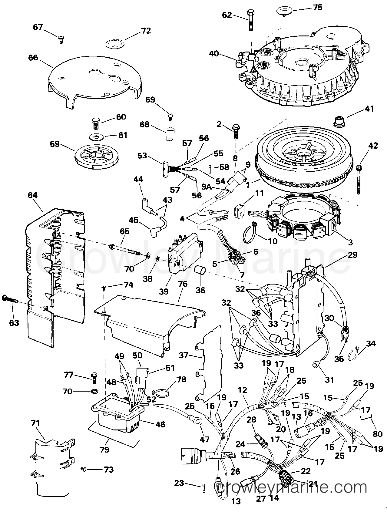 1993 Outboard 150 - E150WTLETS - IGNITION SYSTEM