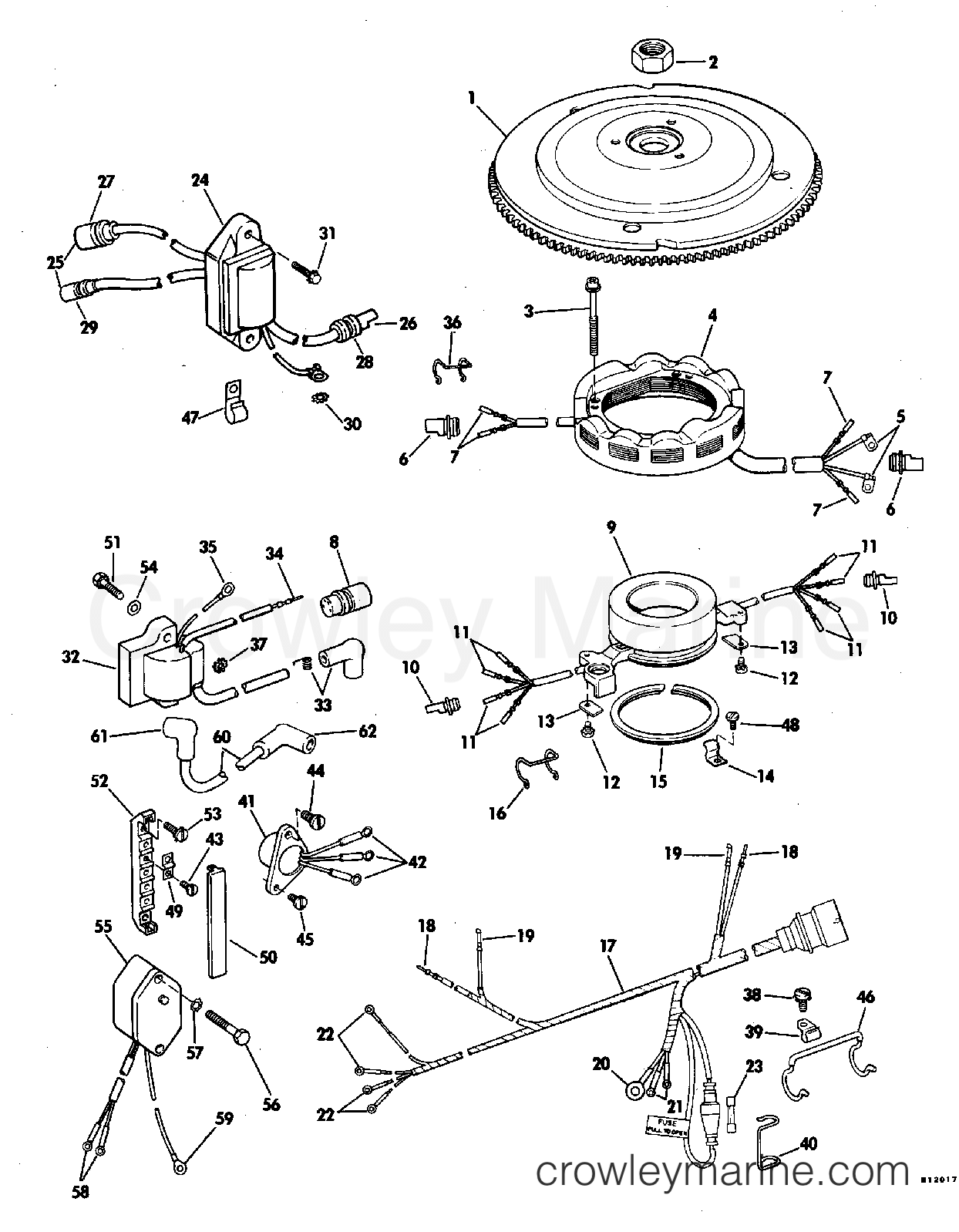 1981 Evinrude Outboards 150 - E150TRLCIA - IGNITION SYSTEM section