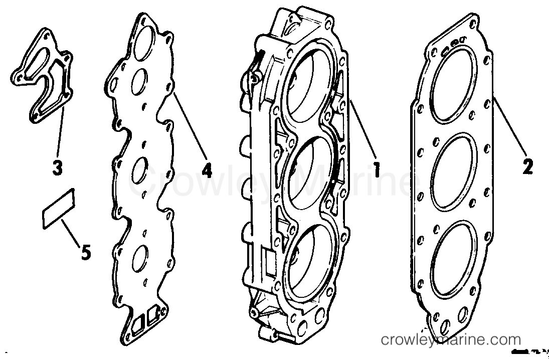 1987 Rigging Accessories - Miscellaneous - CYLINDER HEAD KIT - LOW COMPRESSION 75