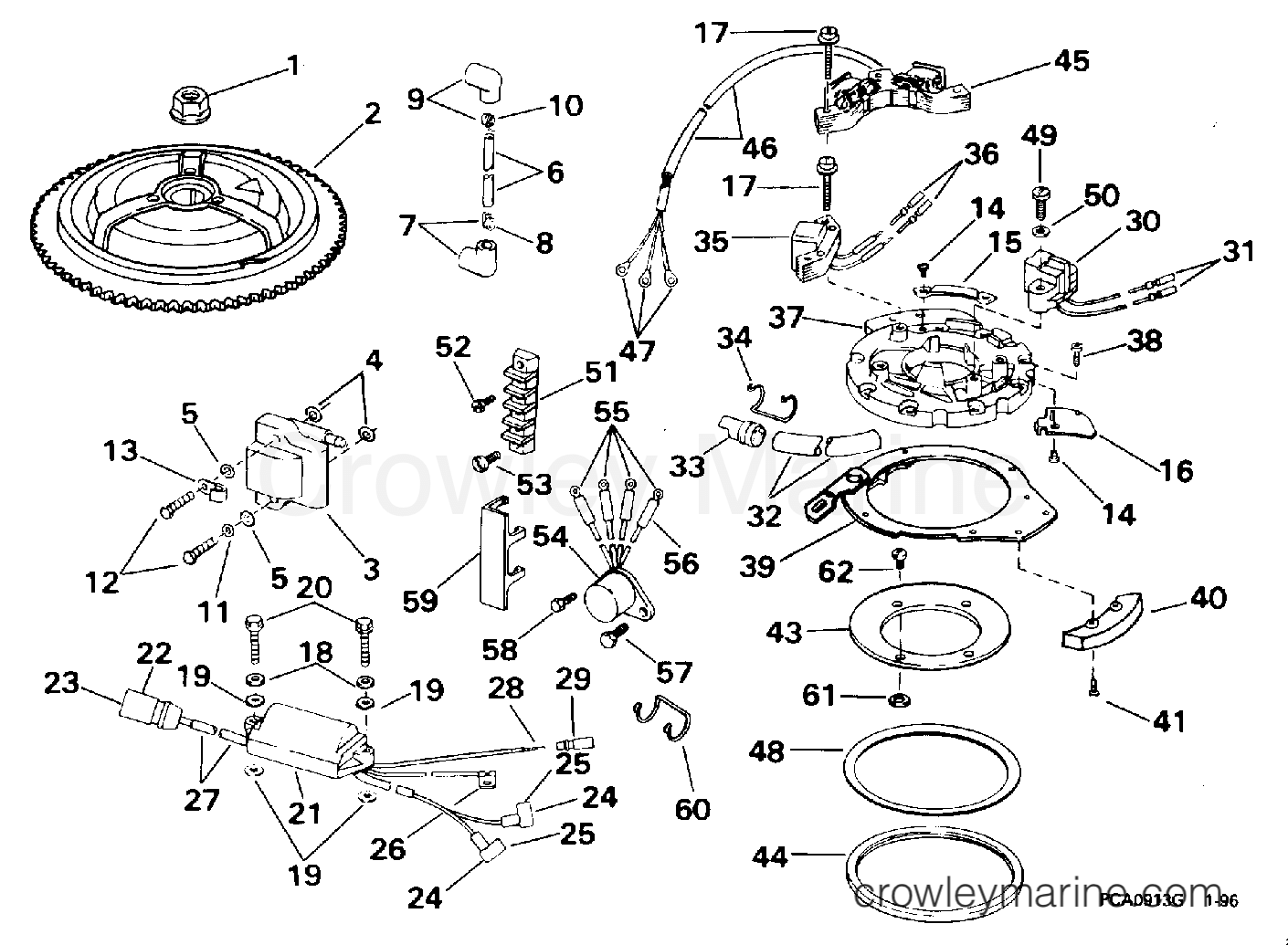 1996 Outboard 30 - E30EEDE - IGNITION
