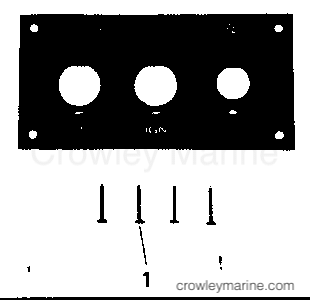1990 Rigging Accessories - Instruments - BEZEL KIT - DUAL IGNITION/CUTOFF SWITCH