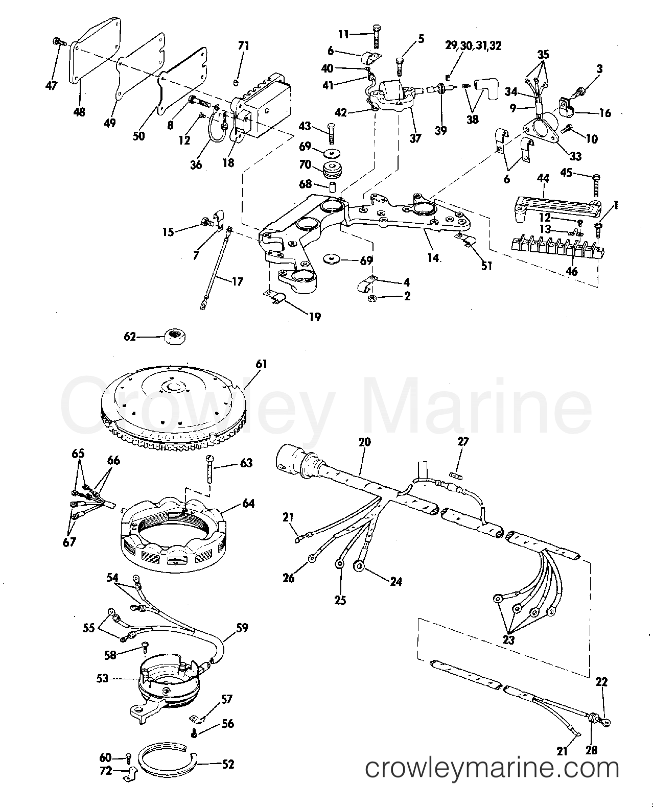 1977 Outboard 115 - 115TXL77S - IGNITION SYSTEM