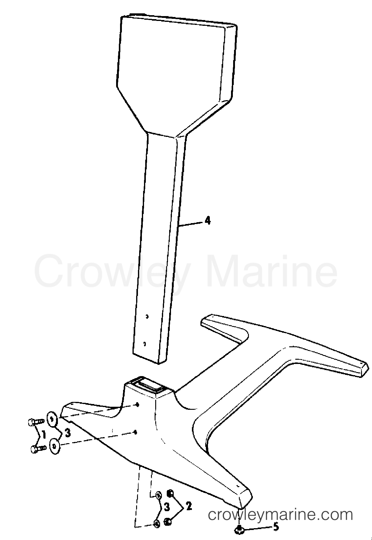 1988 Rigging Accessories - Miscellaneous - ENGINE DISPLAY STAND - 4 THRU 35