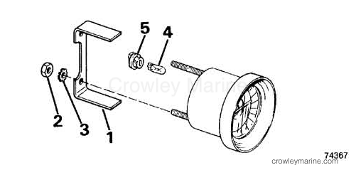 1986 Rigging OMC Sea Drive - All Models - FUEL GAUGE KIT