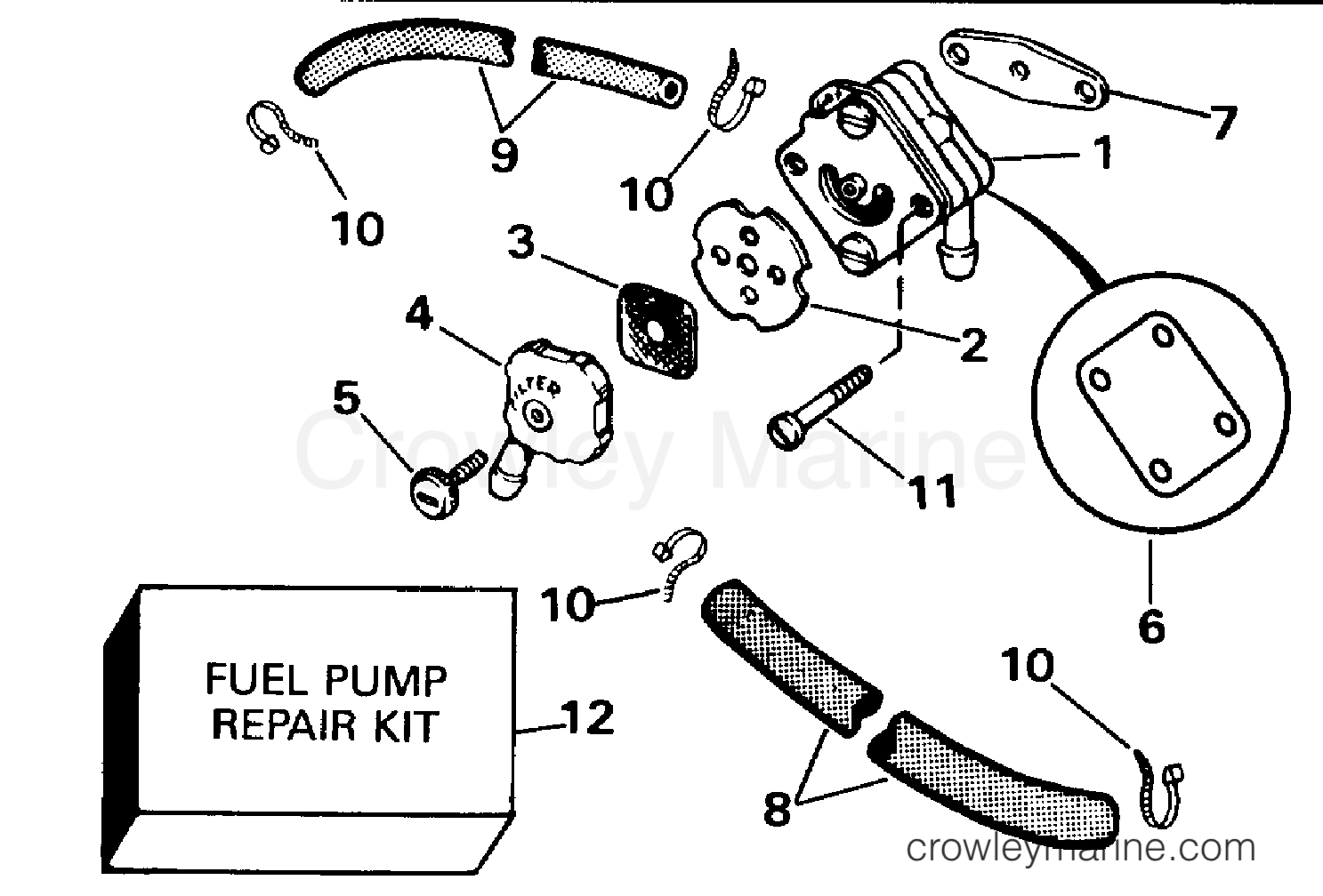 1994 Outboard 4 - J4RDHERE - FUEL PUMP