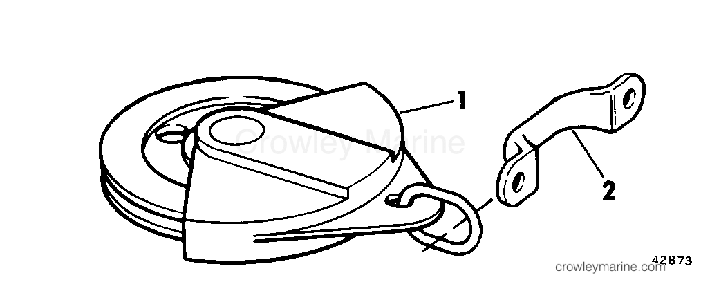 1979 Rigging Parts Accessories - Steering - PULLEY AND ANCHOR KIT