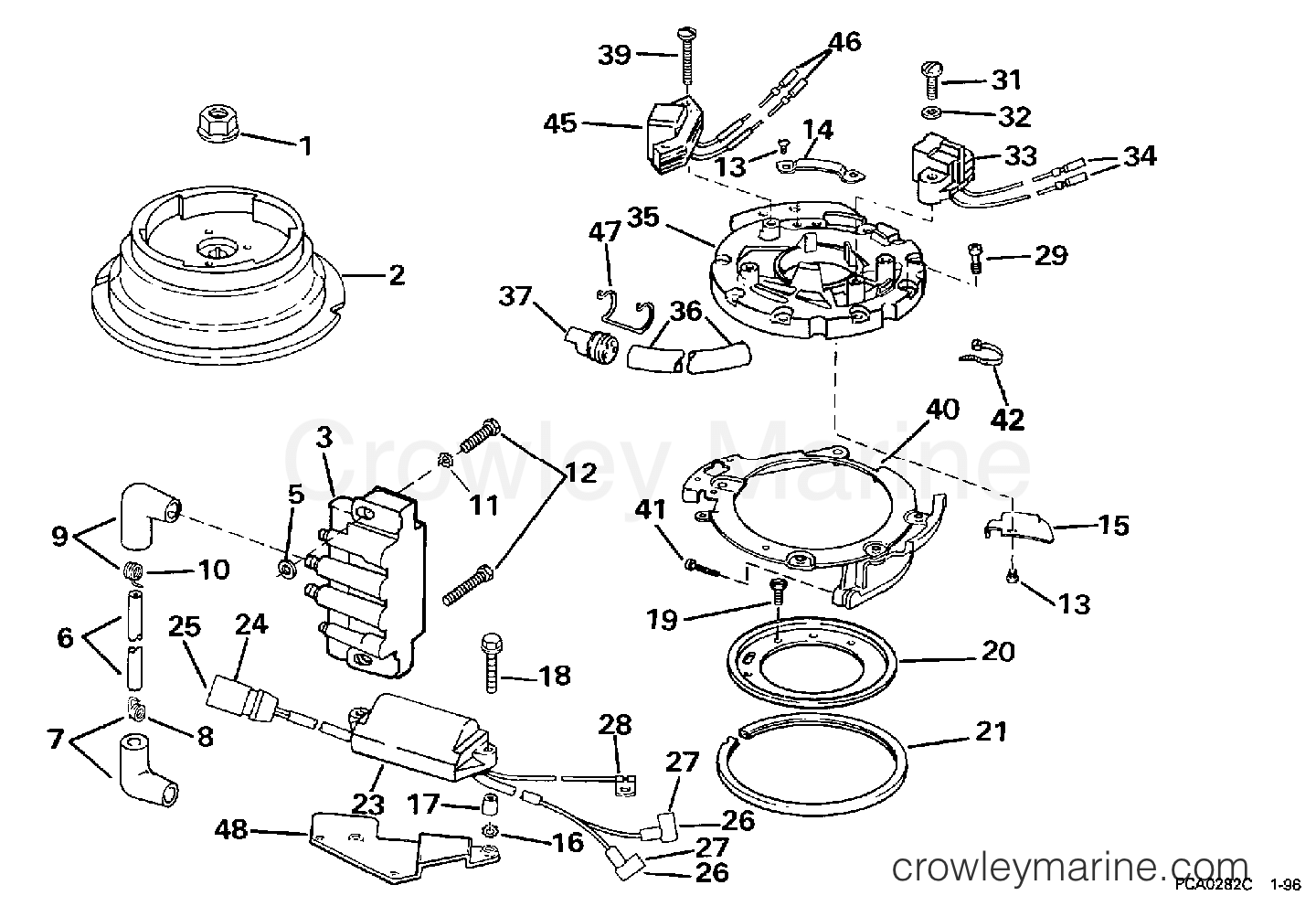 1997 Outboard 8 - BJ8RCB - IGNITION