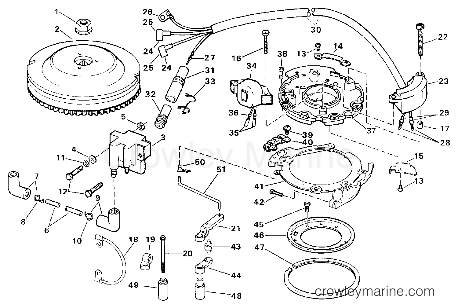 1989 Outboard 4 - J4RDHLCEC - IGNITION