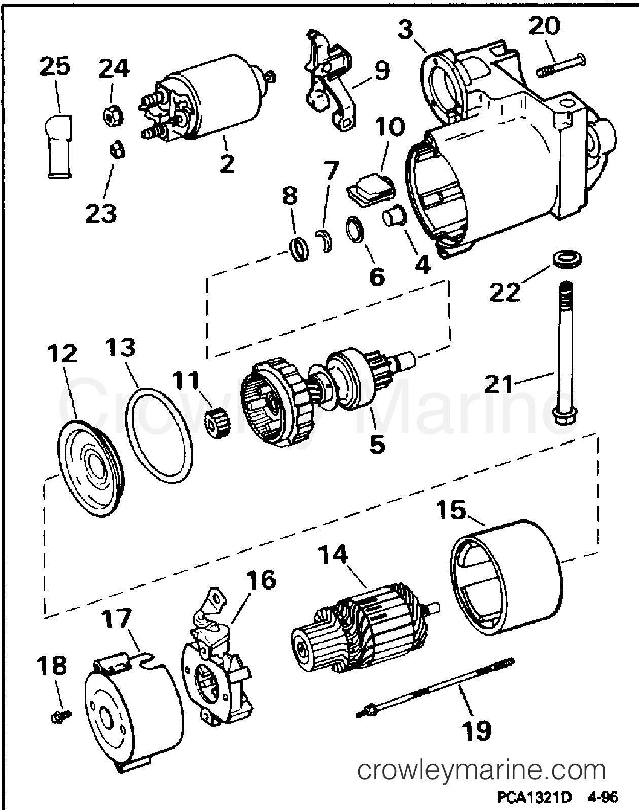 1996 Stern Drive 5.7 - 57FAPNCA - STARTER